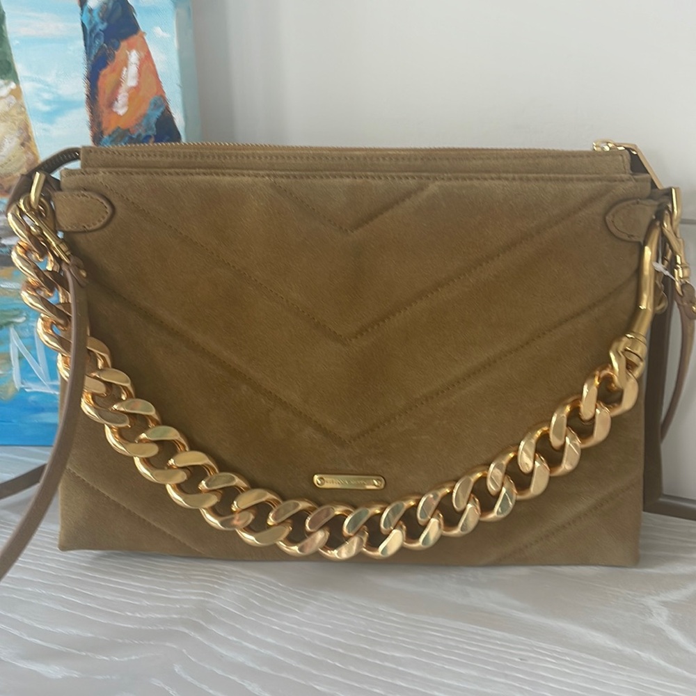 Rebecca Minkoff Edie Max Crossbody in Honey